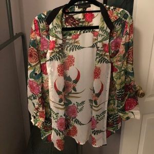 Alberto Makali flowered blouse